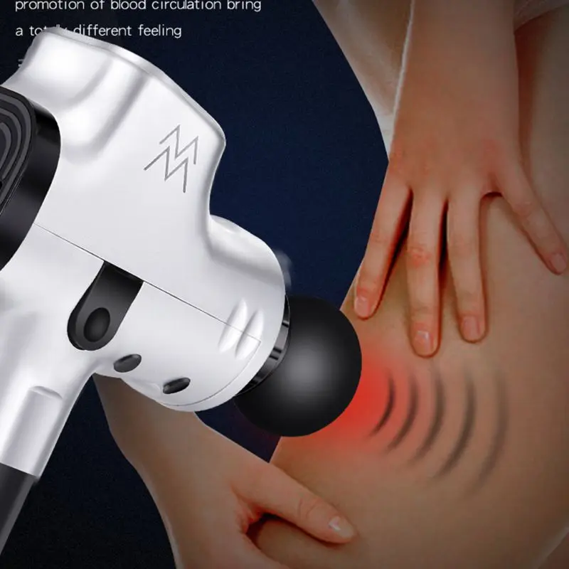 Myofascial физиотерапия инструмент немой фасции пистолет Массажная электрическая основа глубокая ткань перкуссия мышечный Массажер для облегчения боли