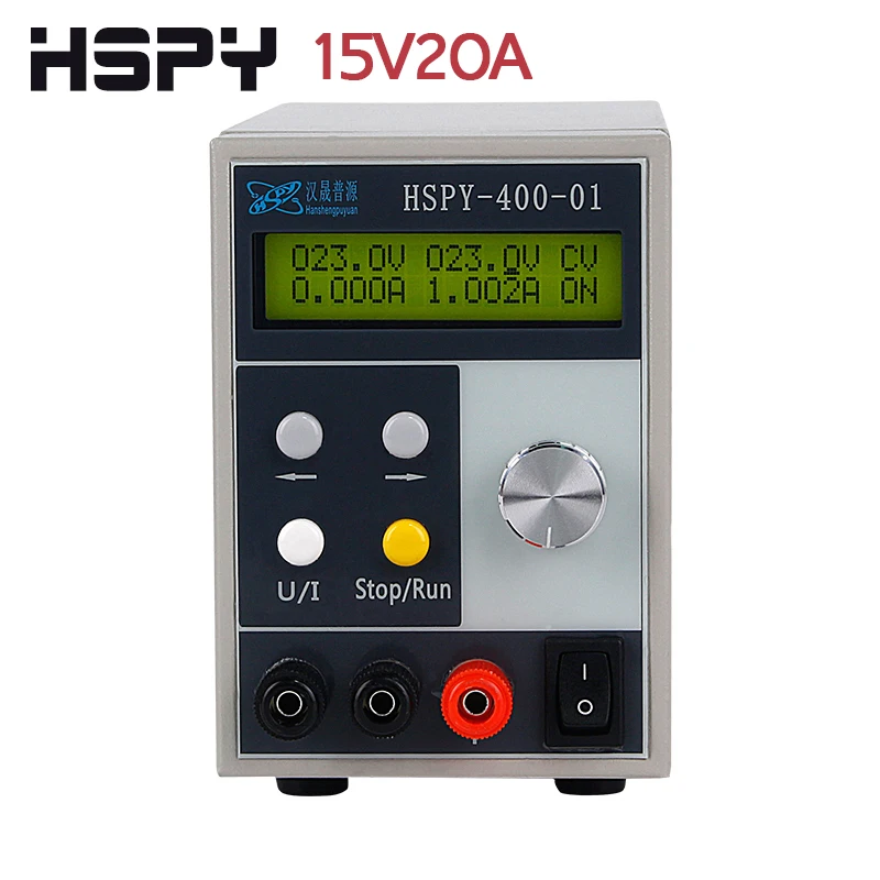 

HSPY 15V 20A DC Laboratory Power Supply Adjustable Power Supply Switching Power Supply 0.01V 0.001A Programmable Desktop Digital