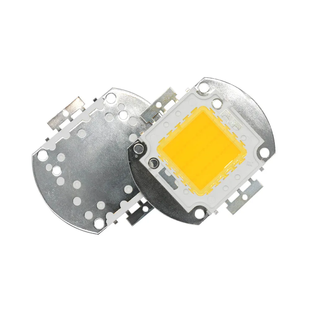High Power LED Chip 10W 20W 30W 50W 100W LED Beads COB LED Integrated Light Source Matrix Diode Floodlight Spotligh DIY Warm