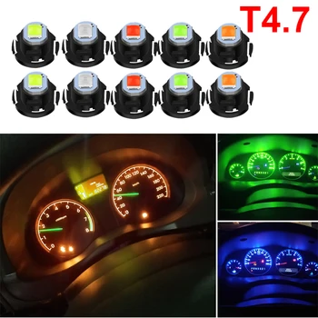 

10pcs For VW Passat B5 B6 Polo Golf 4 5 Chevrolet Cruze Lada Granta RAM Jeep Car Dashboard Cluster Gauges Lamp Bulb White Blue