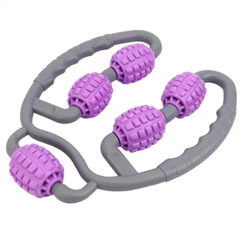 

Multi-function Yoga Leg Massager Leg Muscle Relaxation Roller Leg Massage Stick Fitness Leg Clamp Massager Roller Massage (Purpl
