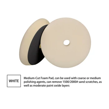 

For Car Buffer Polisher Sponge Polishing Pad Sanding Accessories Parts Replacement 5Pcs 6\"