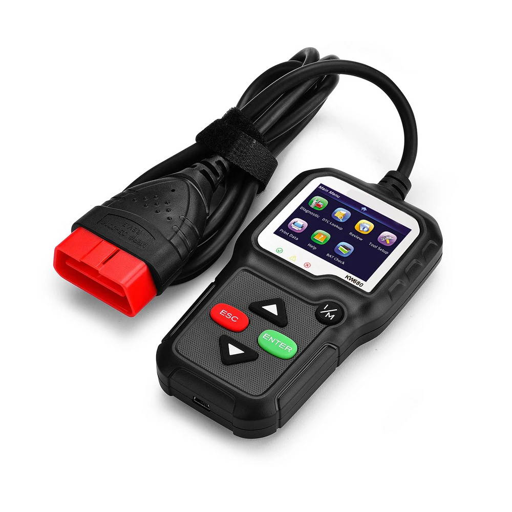 KONNWEI KW680 Автосканер OBD 2 Автомобильный диагностический сканер анализатор двигателя сканер кода неисправности для диагностики автомобиля Escaner