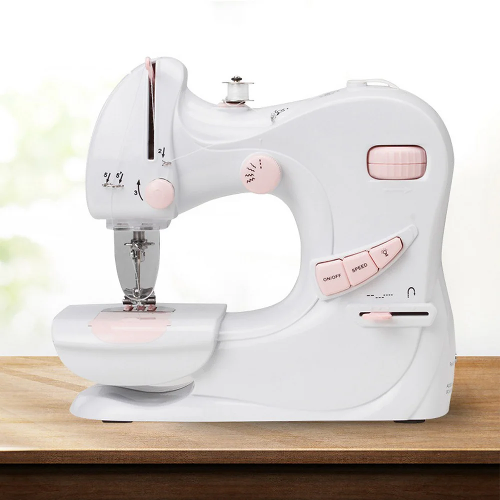 

Household Mini Sewing Machine Electric Hand Machine To Sew Adjustment With Light Handheld Multi-function Electric Sewing Machine