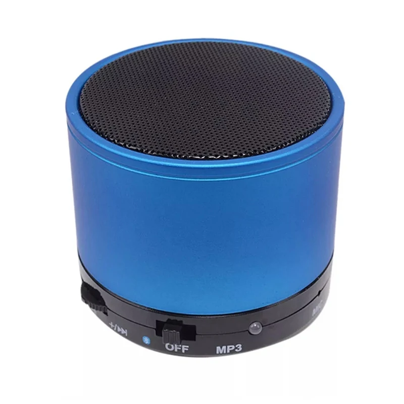 Беспроводной Bluetooth аудио Bluetooth динамик мини высокой мощности сабвуфер высокое качество звука открытый домашний динамик CC210 - Цвет: blue