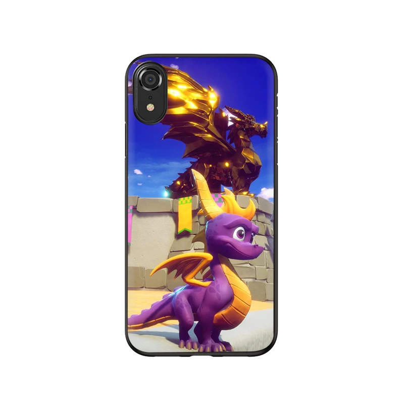 Мягкий силиконовый чехол Spyro The Dragon для телефона iPhone 5 5S SE 6 6s 7 8 Plus X XR XS 11 Pro Max - Цвет: B4
