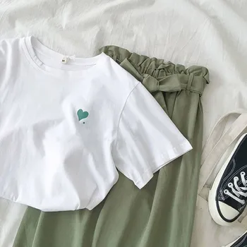 

Tracksuit For Women Summer Loose Simple Print T-Shirt Plus Size Casual Slim Body Solid Color Harlan Nine Pants Two Piece Set x