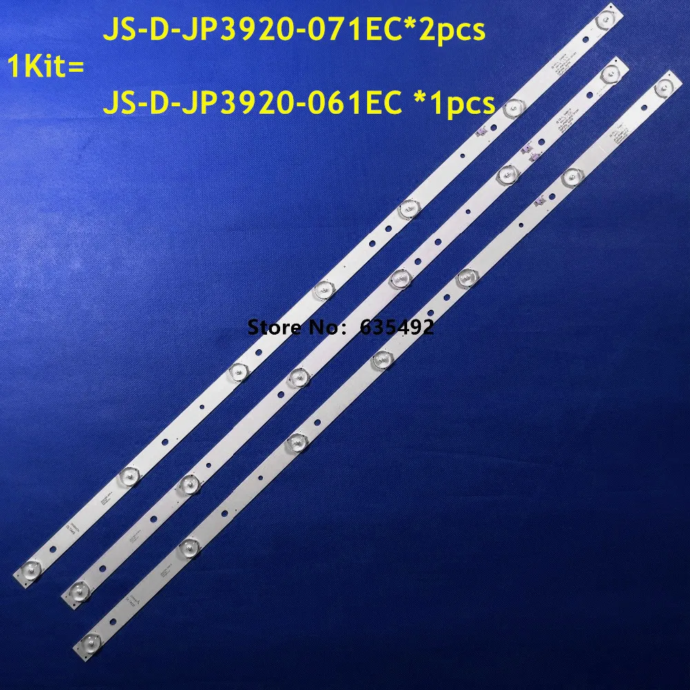 3 шт. светодиодный подсветка полосы для акаи AKTV401 AKTV403 AKTV4021 D39-F2000 LC390TA 2A 01 AKTV408
