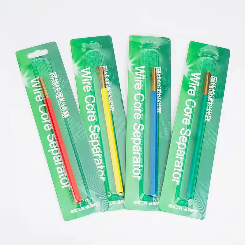 HTOC Network Cable Loosener Cable Unwinder Straightener CAT5 CAT6 Solution Line Tool Great Uses of Small Tools (Four Colors)