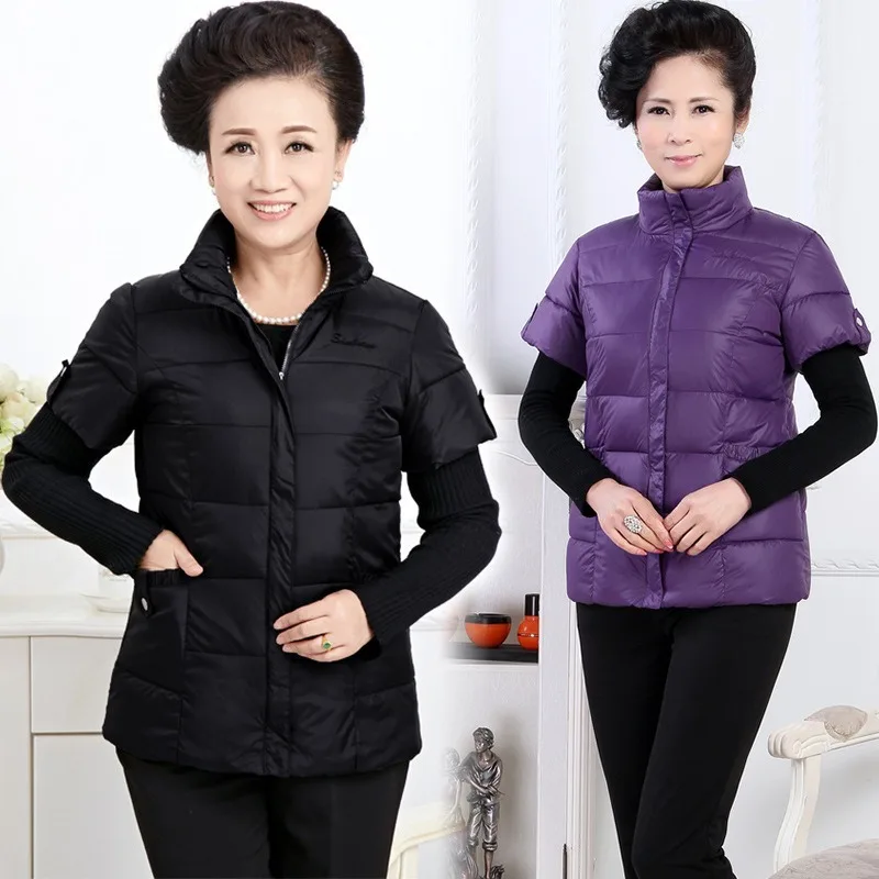 

Woman Autumn Plus Size Thick Down Vest Female Spring Oversized Warm Down Waistcoat Women Winter Warm Bas vests Down Jacket -84