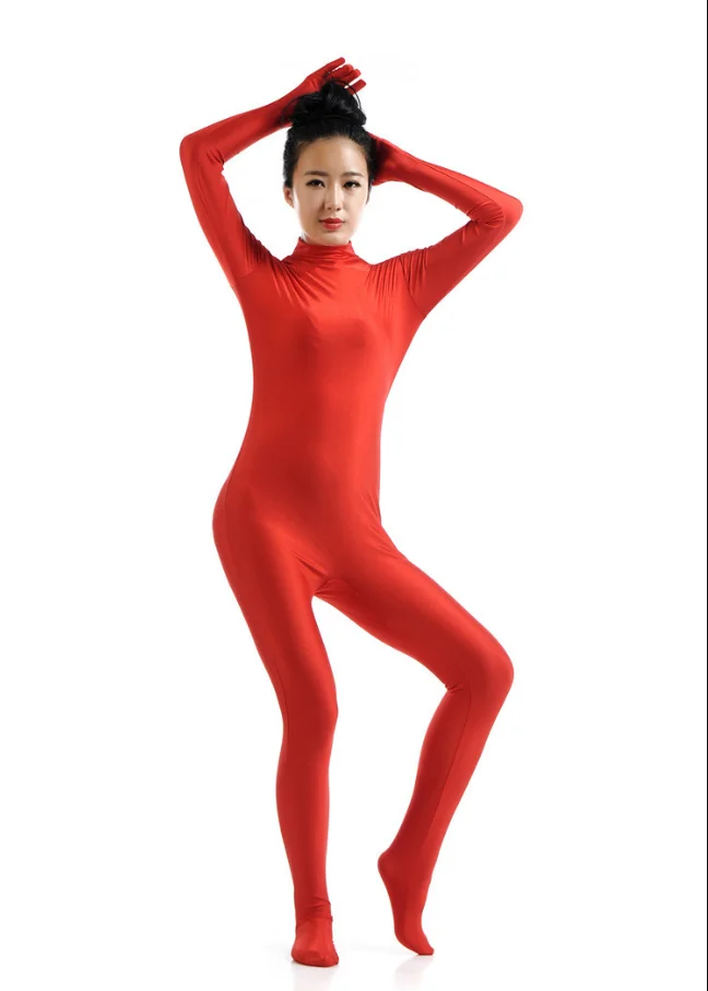 Для взрослых и детей спандекс Zentai для всего тела Облегающий комбинезон унисекс