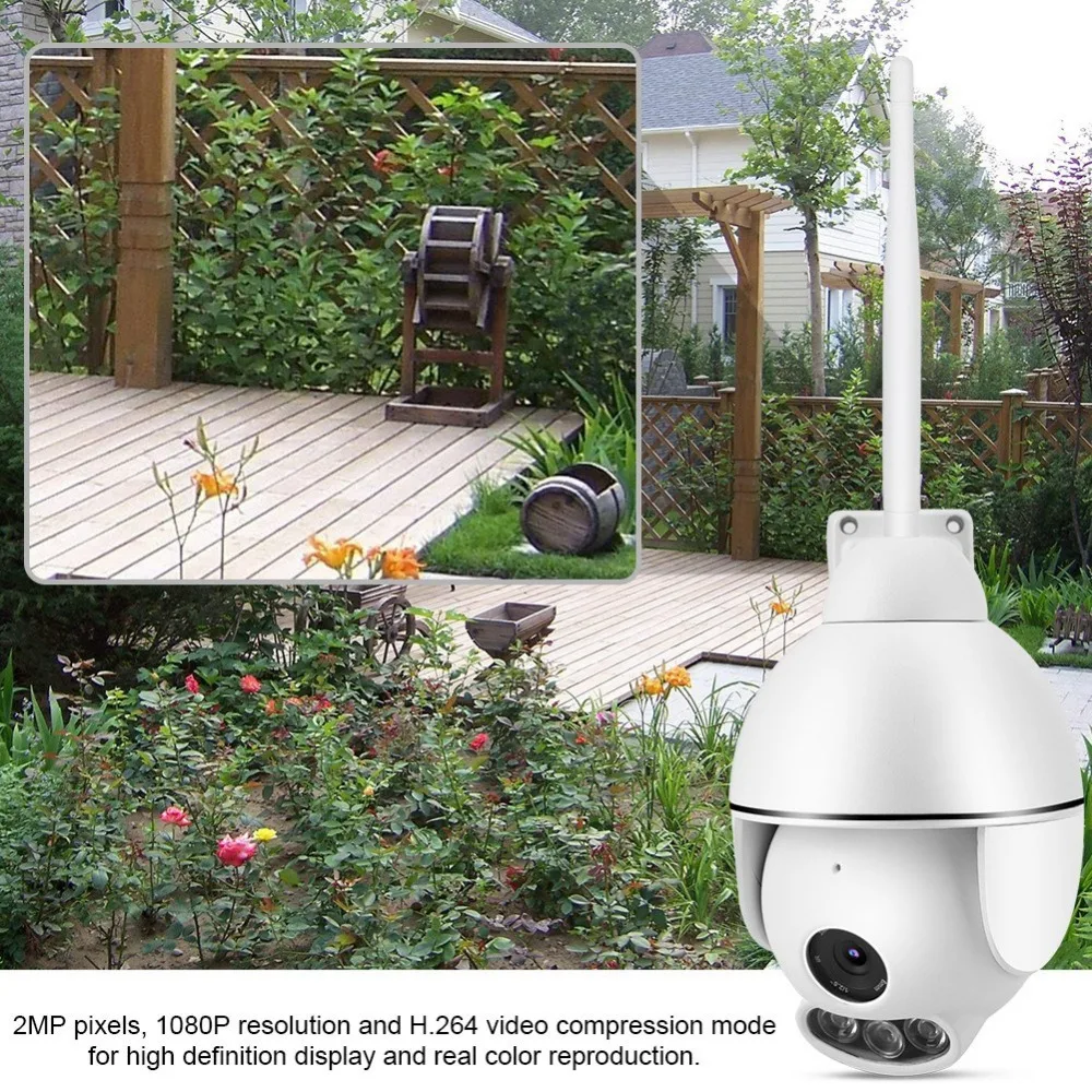 4X/16X зум 2MP 1080 P HD wifi PTZ купольная камера ИК ночного видения IP66 водонепроницаемый 2019