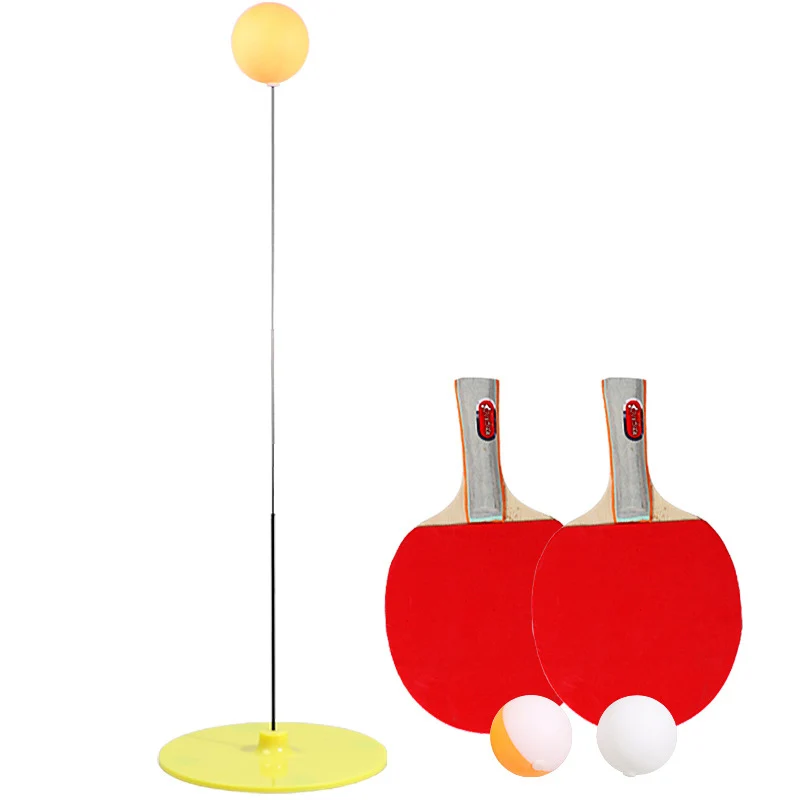 Portable Table Tennis Trainer Soft Shaft Training Machine Exercise Kid Adult Ping Pong Practice Fitness Accessories | Спорт и