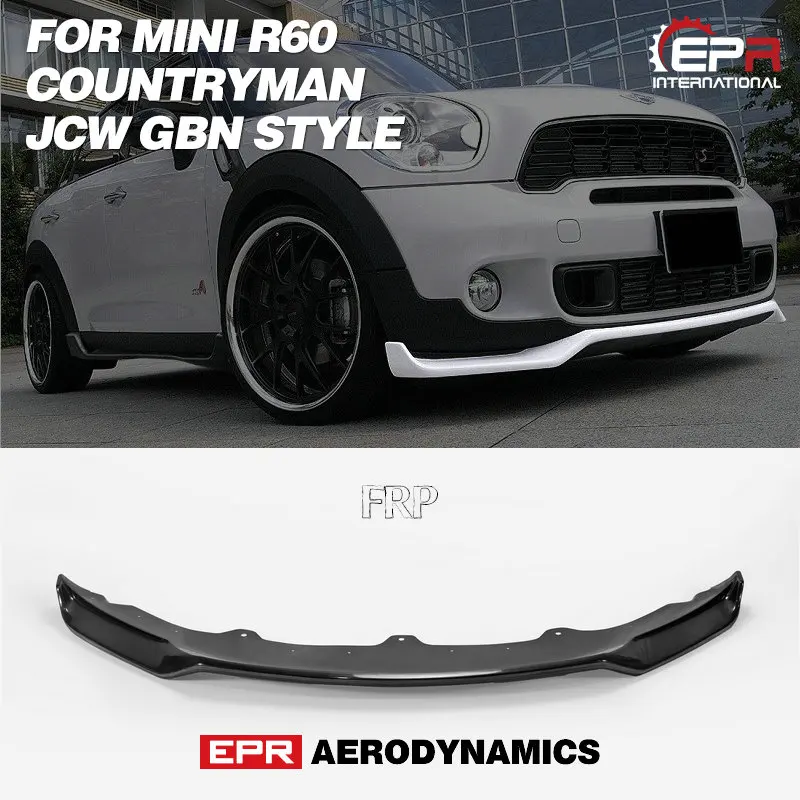 

FRP Front Lip Trim For Mini R60 Countryman JCW GBN Style Glass Fiber Front Bumper Lip Body Kit Tuning For MINI R60