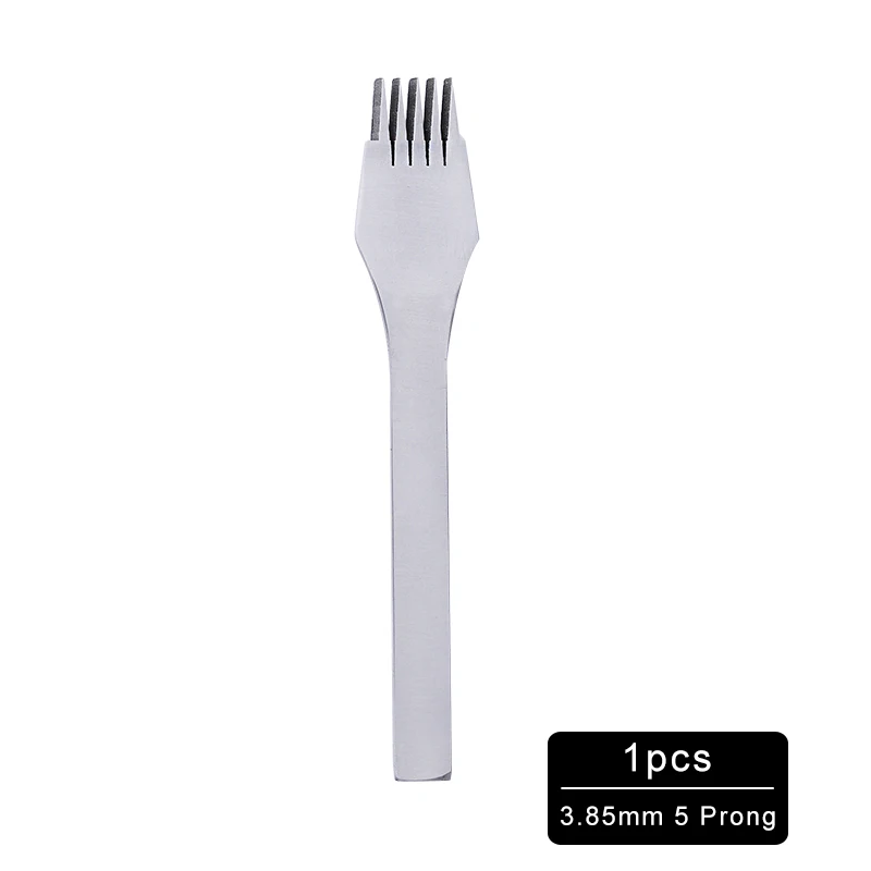 1Pcs 3.85mm5Prong MIUSIE 1 шт. 3,38/3,85/3,0/2,7 мм французский Стиль кожи ремесла дыроколы шить Перфоратор Инструмент Craft одноножевая бумагорезальная машина - Цвет: 1Pcs 3.85mm5Prong