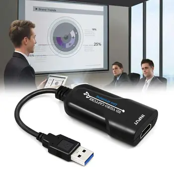 

Mini Portable Video Grabber Record Box HDMI to USB High Definition Video Capture Card for PS4 Game DVD Camcorder Camera