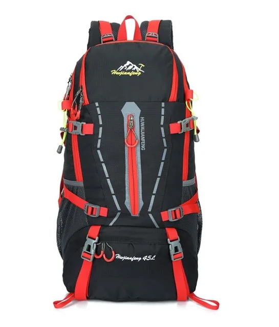 Black Color 45L сумка для альпинизма на открытом воздухе, 6 цветов, Водонепроницаемый Рюкзак Для Путешествий, Походов, походов, спортивная сумка На открытом воздухе - Цвет: Black Color