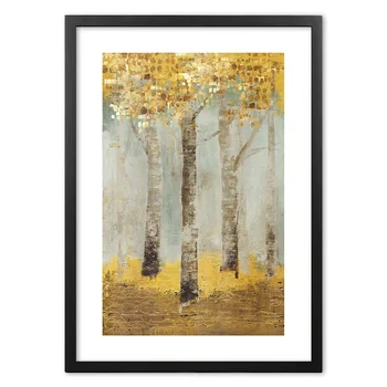 

White Birch Forest Painting Modern Wall Art Print Paper Painting Nordic Poster And Prints Wall Pictures For Living Room Decor