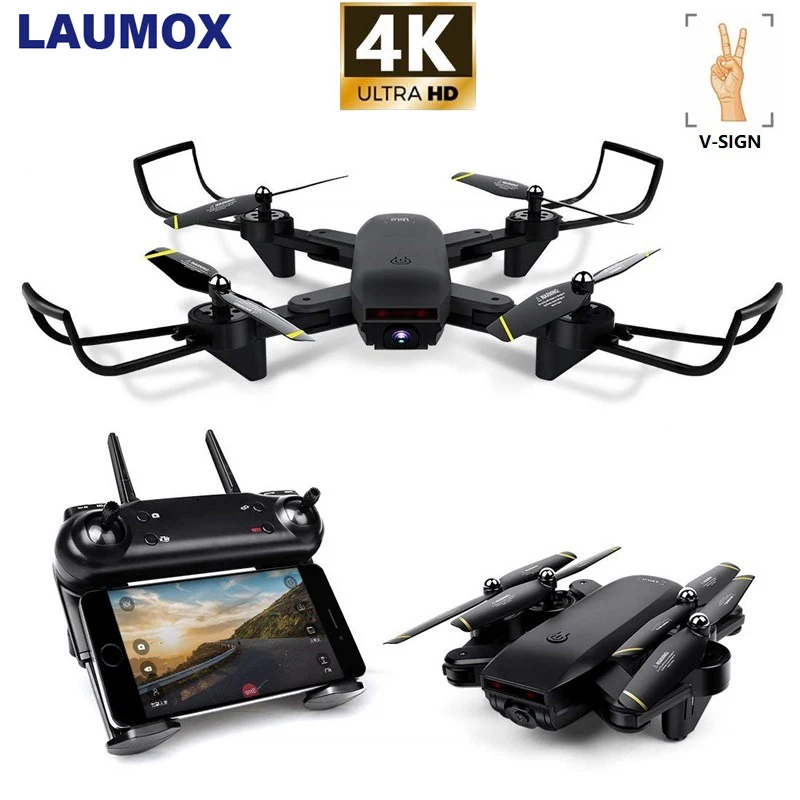 

LAUMOX M70 FPV Drone Optical with 4K HD Camera Drone WIFI Follows me Helicopter RC Drone Radio Control Quadcopter Drone VS SG906