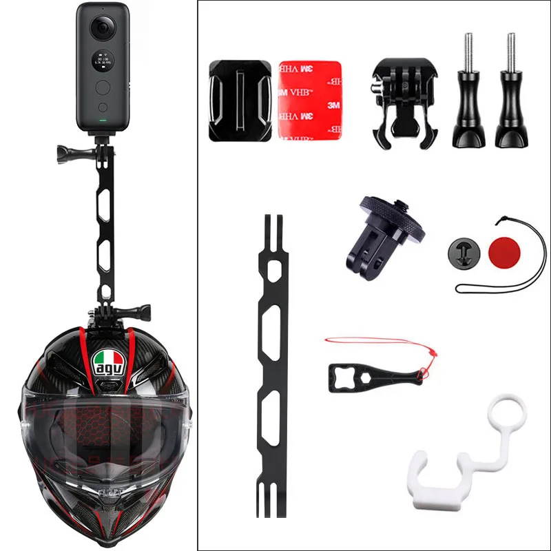 Support de Guidon de Moto en Alliage d'Aluminium, Angle Réglable, compatible with DJI X3/ONE X2/ONE R/Action 3/Action 2 Support de Guidon de Moto en Alliage d'Aluminium, Angle Réglable, compatible with DJI X3/ONE X2/ONE R/Action 3/Action 2