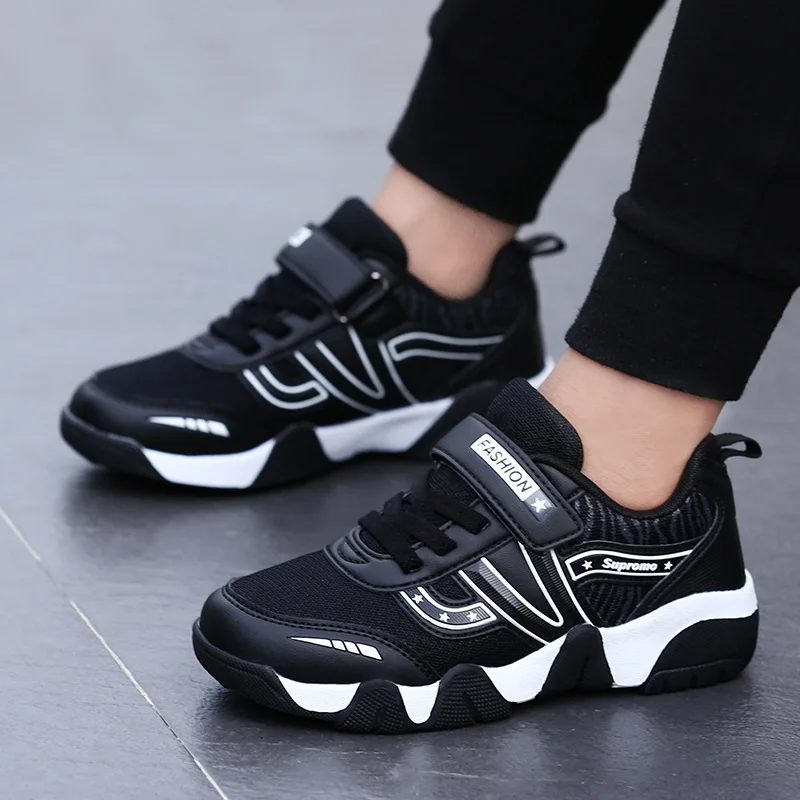 

Spring 6 BOY'S Athletic Shoes 7 Children Mesh Spring Shoes 8-Boy-Style Leather 9 Water-Resistant 10 Big Boy 12-Year-Old Young ST