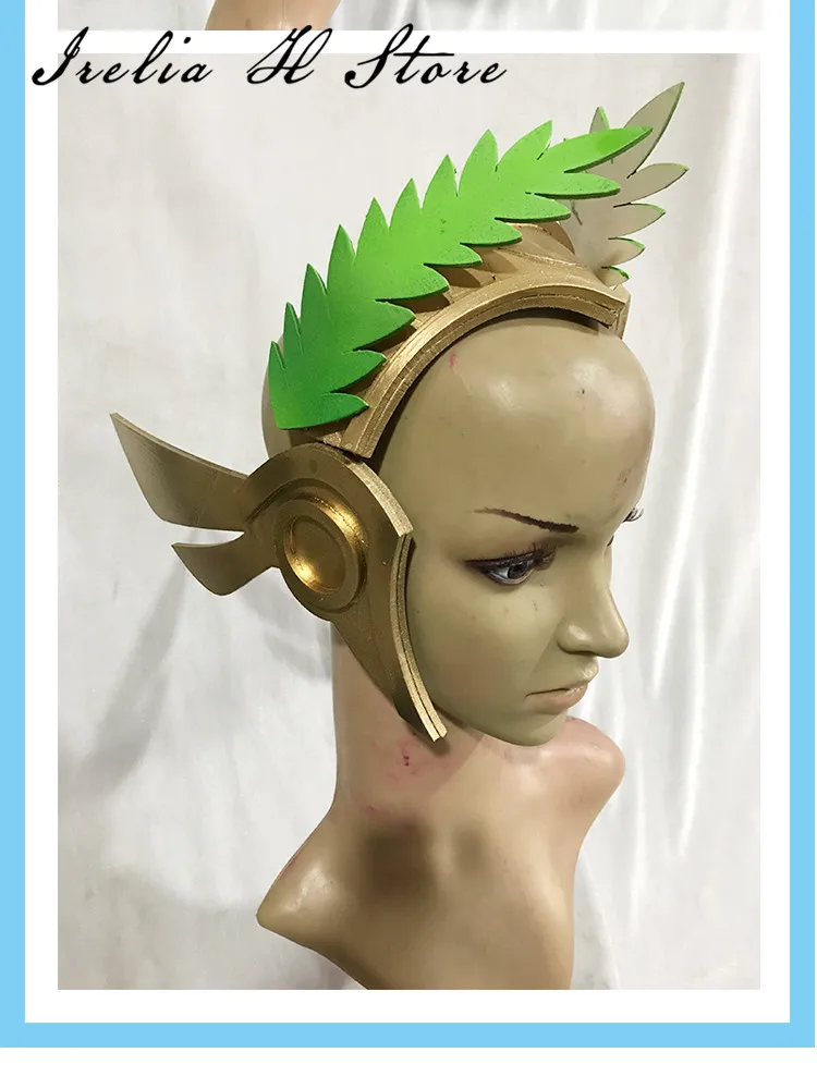 only headpiece Мерси Крылатая победа Косплей Мерси ангела Циглер Косплей Костюм Летний спорт кожа на заказ - Цвет: only headpiece