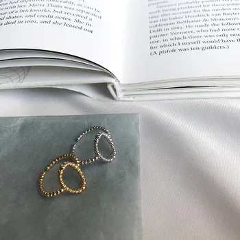 

1PC Authentic S925 Sterling Silver FINE Jewelry Champagne Golds /White OVAL fried tWIST ring adjust TLJ1090