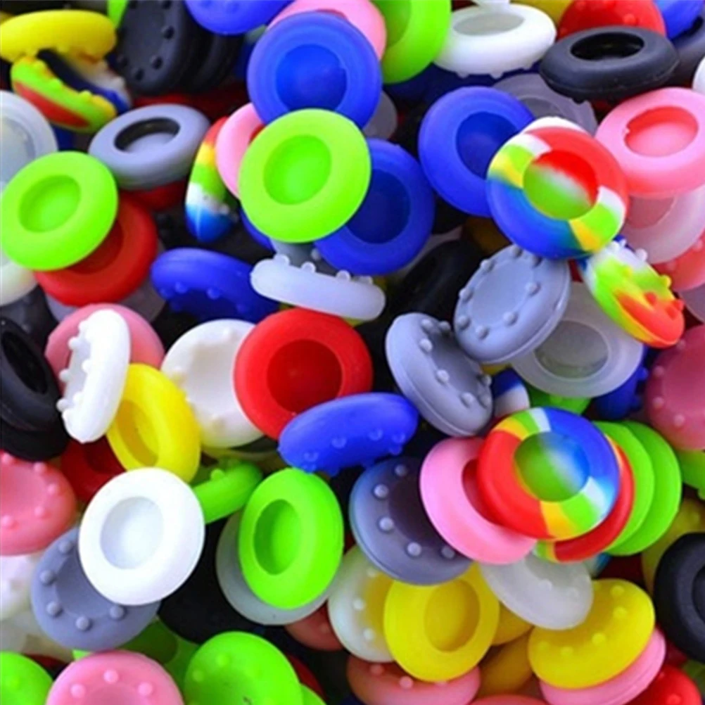 10 Pcs/Set Rubber Silicone Cap Thumbstick Thumb Stick Analog Cover Case Skin Joystick Grip Grips For PS4 PS3 PS2 XBOX 360 | Электроника