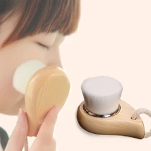 Щетка для очистки лица, мытья, глубокого очищения, мягкое волокно, щетка для очищения лица, массажер, уход за лицом, Чистка Пор, щетка