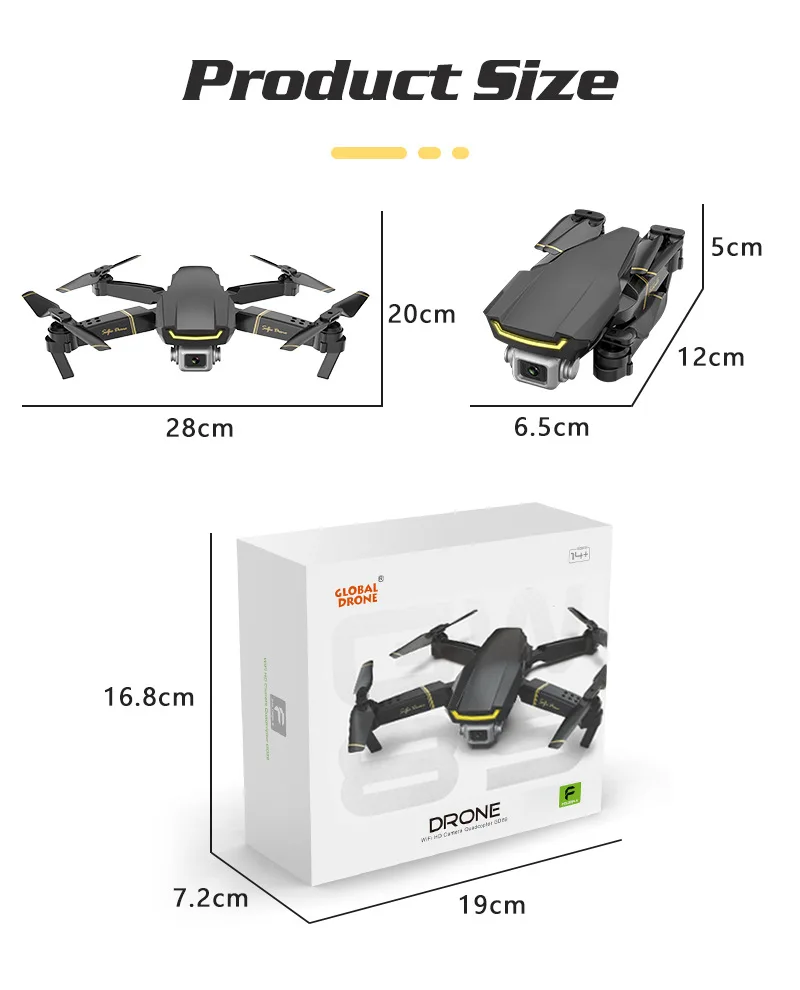 Global Drone Gw89 складной Дрон для аэрофотосъемки пульт дистанционного управления игрушечный самолет горячая распродажа