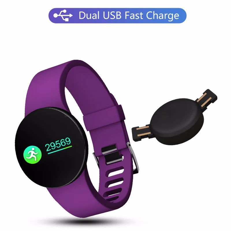 New Smart Wristband Blood Pressure Heart Rate Tracker Intelligent  Chronograph Sports Bracelet Smart Watch Waterproof Bracelet