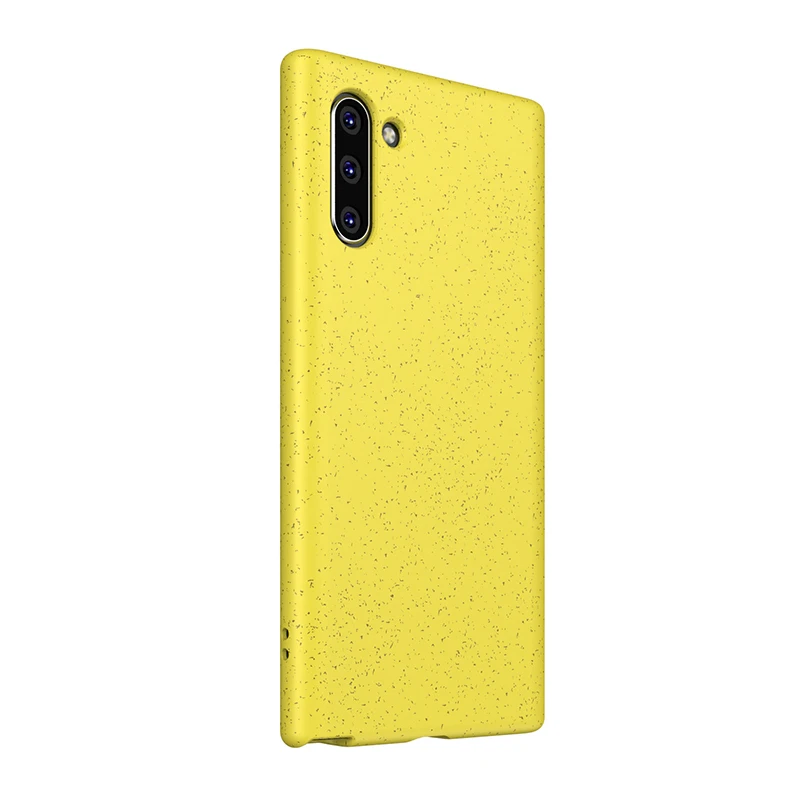 Для samsung Galaxy Note 10 Plus мягкие однотонные Защитные чехлы для телефонов samsung Note 10+ 5g Аксессуары для смартфонов - Цвет: Цвет: желтый