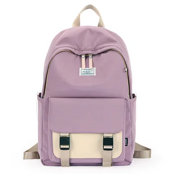 

Women Waterproof Nylon Backpack Fashion Female Student Backpack Multi-layer Large for Travel Work School 14'' Laptop Backpack