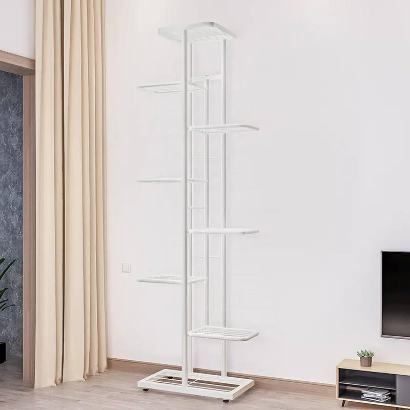 Indoor Balcony Flower Pot Storage Rack Outdoor Plant Display Shelf Living Room Simple Flower Pot Rack Decoration Plant storage rack plant stand wooden flower shelf