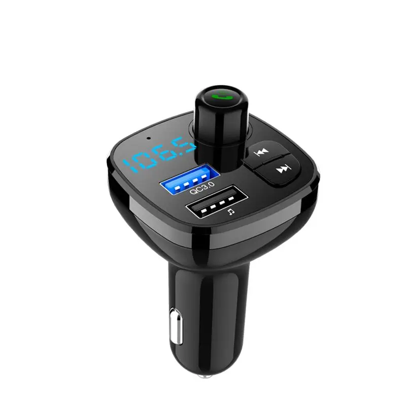 Автомобильный Bluetooth Hands Free MP3-плеер/телефон на радио fm-передатчик BT12 QC3.0