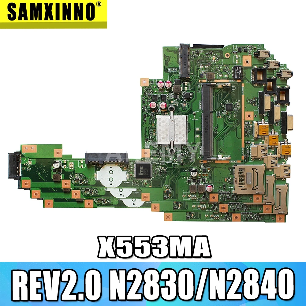 NEW X553MA Motherboard REV2.0 N2830/N2840 For Asus A553M X503M F503M
