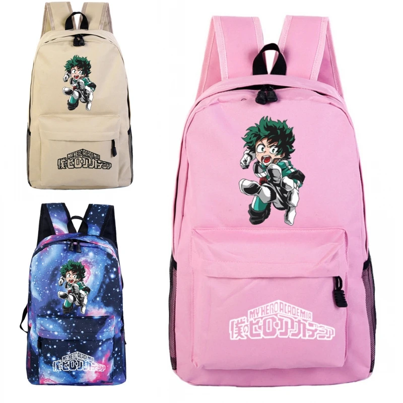 Рюкзак для путешествий с рисунком аниме My Hero Academia Izuku Midoriya школьный рюкзак