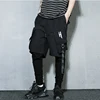 11 BYBB'S DARK Tactical Functional Cargo Pants Joggers Men Fake two Pieces Trousers Hip Hop Streetwear Pant Black GB246 5