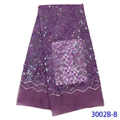 Arfican Sequin Lace Fabric Dresses, Newest Embroidery Lace Wedding Fabric, Latest Bridal Yellow Lace Material Mr3002b - Цвет: p8