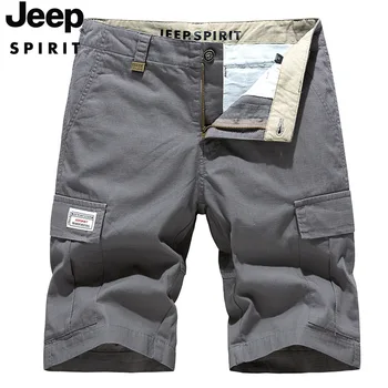 

JEEP new casual shorts spring and summer multi-pocket pants outdoor loose overalls fashion five-point pants