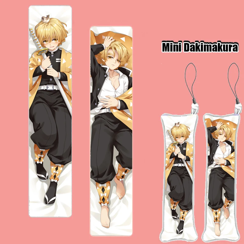 Demon Slayer: Kimetsu no Yaiba аниме мини Dakimakura брелок Nezuko Tomioka Giyuu подвесная Подушка украшение