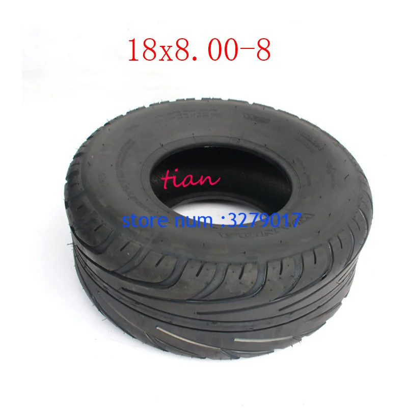 Lightning 8 дюймов 4PR ATV Quad Go-kart вакуумные колесные шины 205/60-8 шины 18x8. 00-8 бескамерные шины для Harley Chinese Bi