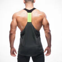 Мышцы Фитнес братьев i-образный жилет Для Мужчин Спортивные Влагу дышащая футболка без рукавов Бег тренировки эластичные футболки с короткими рукавами