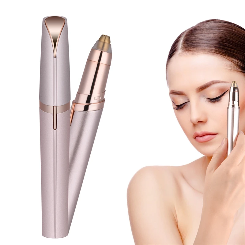 Electric Face Eyebrow Hair Remover Epilator Mini Eyebrow Shaver Razor Instant Painless Portable Epilator Shaving Eyebrow 3