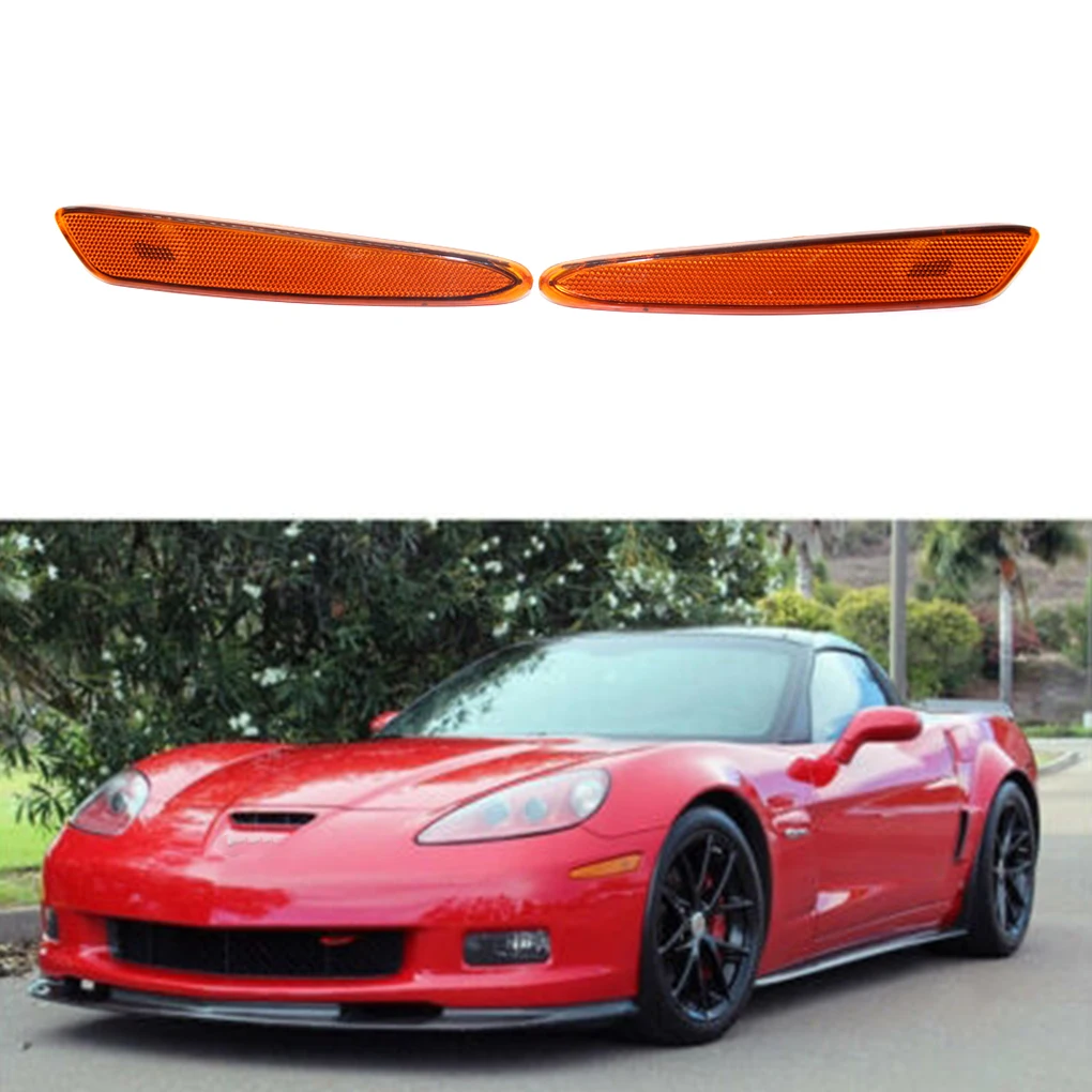 Замена для Chevy Corvette 2005-2013 1 пара переднего бампера боковой габаритный светильник парковочная лампа GM2551196 GM2550196
