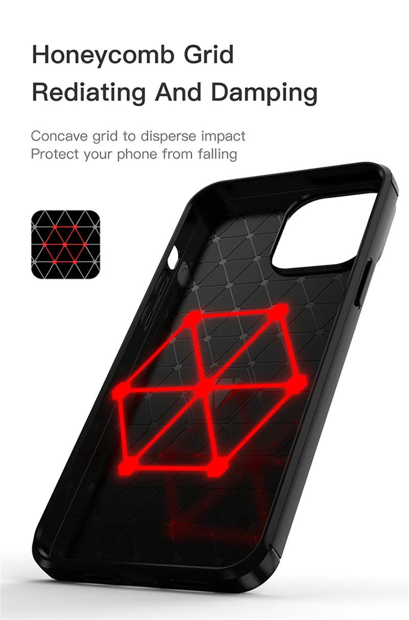 iphone 12 pro case For Cover iPhone 13 Pro Max Case For iPhone 13 Pro Cover Capas Carbon Fiber Case For iPhone 7 8 Plus 11 12 13 14 Pro Max Fundas best iphone 12 pro case