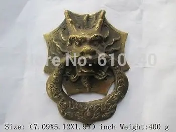 

The goalkeeper of copper ring in the shape of a dragon. To ward off bad luck st