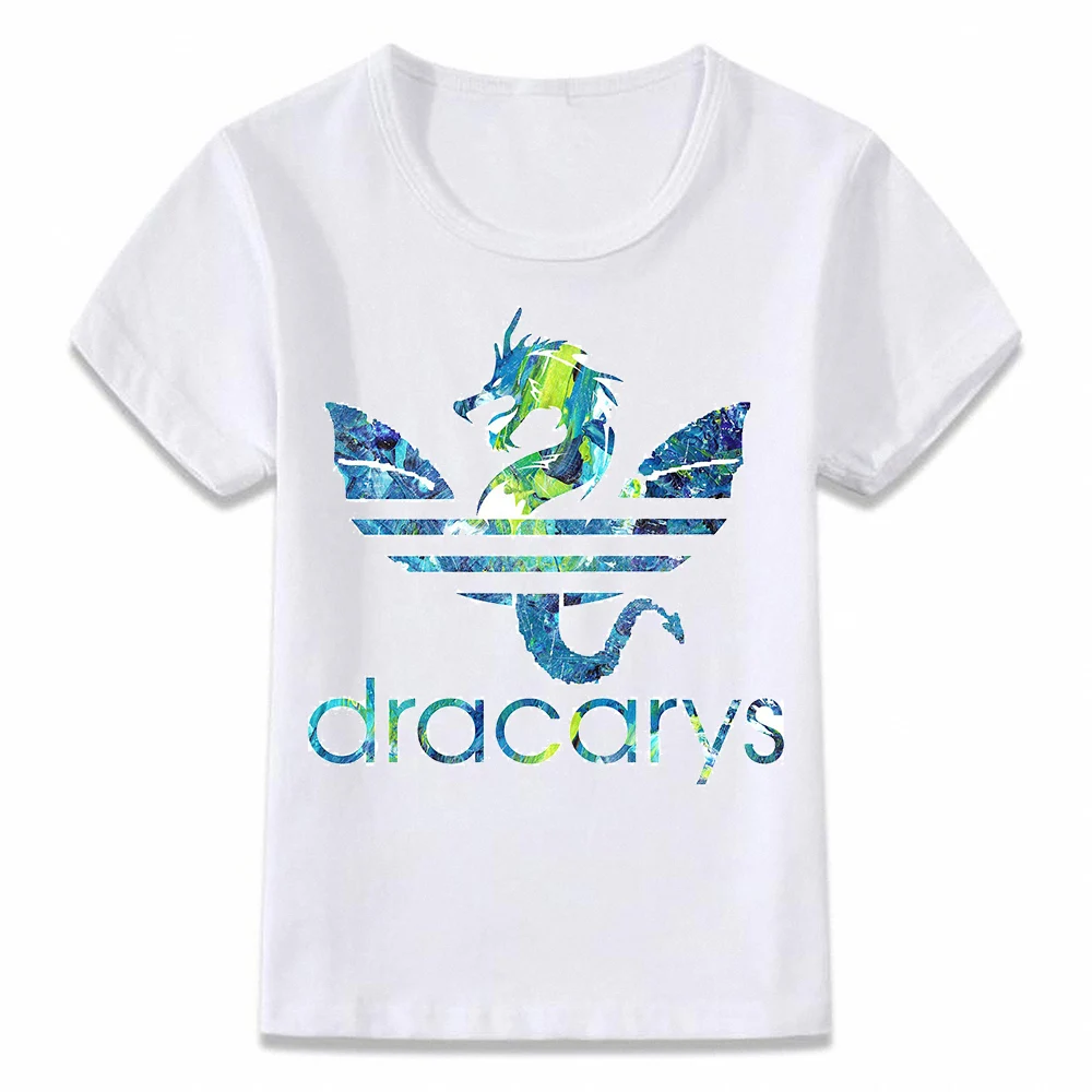 Детская одежда футболка Daenerys Targaryen Khaleesi цветочный Дракон дракари Игра престолов мальчиков девочек Футболка для малыша - Цвет: 5P065U