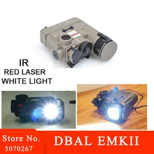 Элемент оружия страйкбол DBAL EMKII IR лазерный красный лазерный светодиодный фонарь многофункциональная тактическая ИК-батарея чехол фонарик EX328