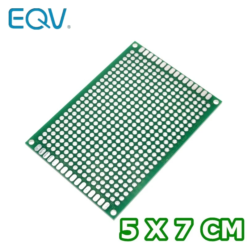 EQV 5*7 PCB 5x7 5 см 7 двухсторонний Прототип diy универсальная печатная плата|board diy|board